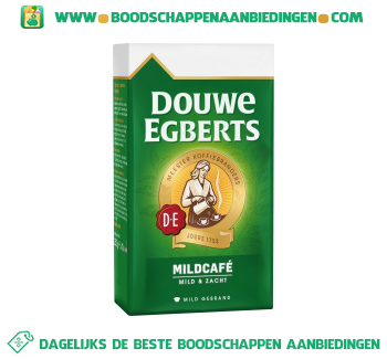 Douwe Egberts Mildcafé snelfiltermaling aanbieding