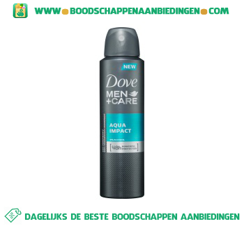 Dove Deodorant Spray Men + Care Aqua Impact aanbieding
