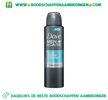 Dove Deodorant Spray Men + Care Clean Comfort aanbieding