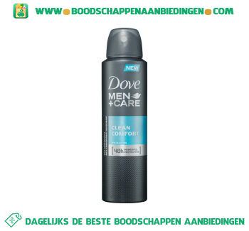 Deodorant Spray Men + Care Clean Comfort aanbieding