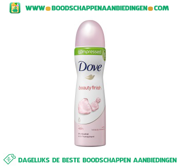 Dove Deodorant spray beauty finish aanbieding