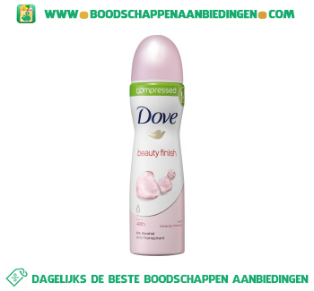 Deodorant spray beauty finish aanbieding