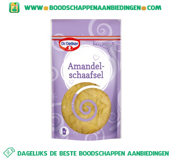 Dr. Oetker Amandelschaafsel aanbieding