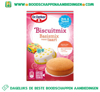 Biscuitmix basismix voor taart aanbieding