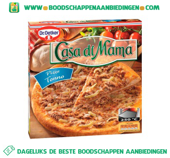 Dr. Oetker Casa di mama pizza tonno aanbieding