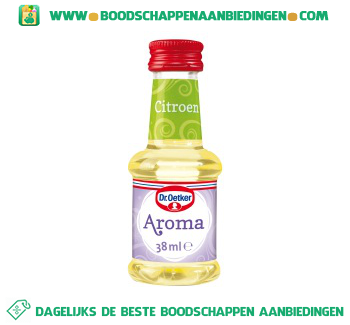 Dr. Oetker Citroen aroma aanbieding