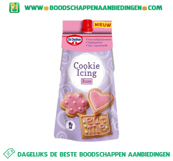 Cookie icing roze aanbieding