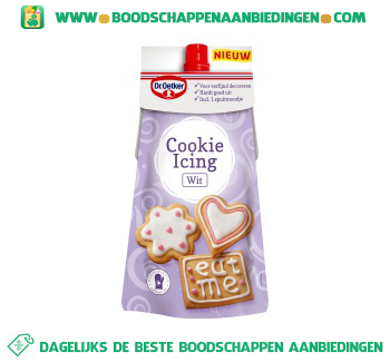 Cookie icing wit aanbieding
