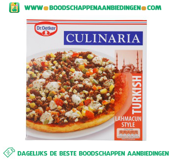 Dr. Oetker Culinaria Turkish aanbieding