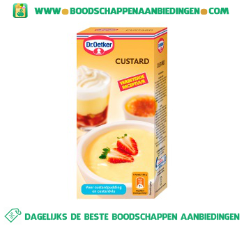 Dr. Oetker Custard aanbieding