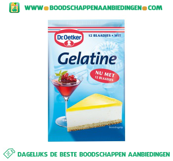 Dr. Oetker Gelatine aanbieding