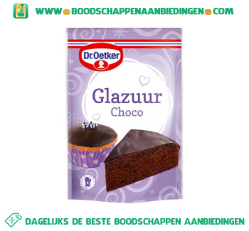 Glazuur choco aanbieding