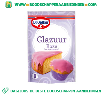 Glazuur roze aanbieding