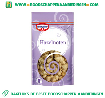 Hazelnoten aanbieding