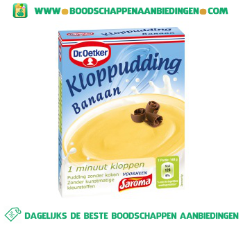 Dr. Oetker Kloppudding banaan aanbieding