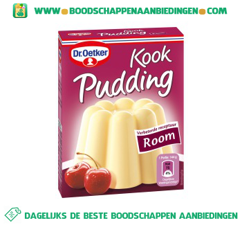 Dr. Oetker Kookpudding room aanbieding