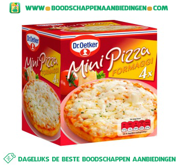 Dr. Oetker Mini pizza formaggi aanbieding