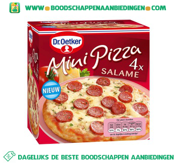 Dr. Oetker Mini pizza salame aanbieding