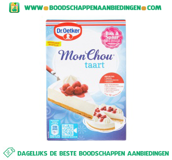 Dr. Oetker Mon chou taart aanbieding