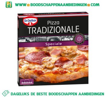 Dr. Oetker Pizza tradizionale speciale aanbieding