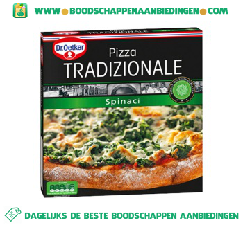 Pizza tradizionale spinaci aanbieding