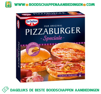 Dr. Oetker Pizzaburger speciale aanbieding