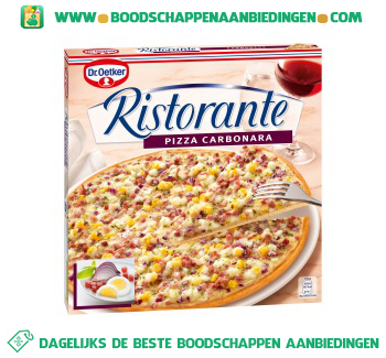 Dr. Oetker Ristorante carbonara aanbieding