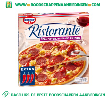 Dr. Oetker Ristorante pepper salame picanta aanbieding