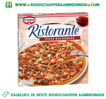 Dr. Oetker Ristorante pizza bolognese aanbieding