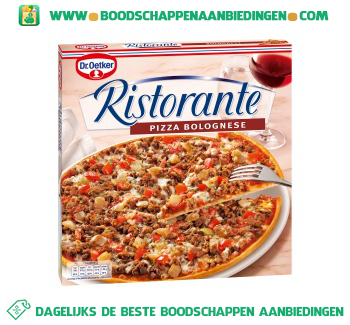 Ristorante pizza bolognese aanbieding