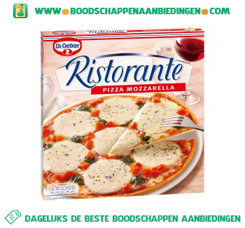 Ristorante pizza mozzarella aanbieding