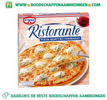 Ristorante pizza quatro formaggi aanbieding