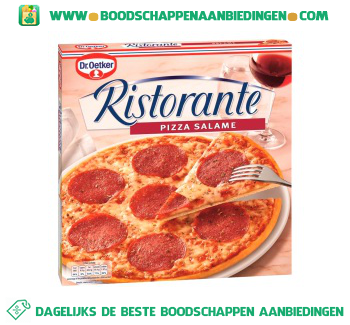 Dr. Oetker Ristorante pizza salame aanbieding