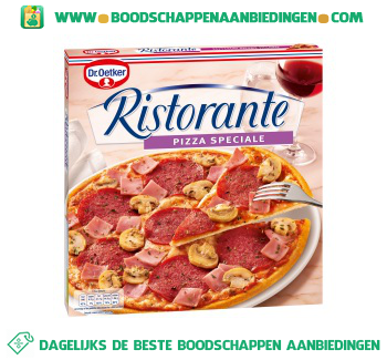 Dr. Oetker Ristorante pizza speciale aanbieding