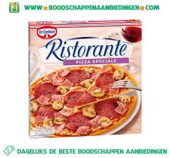 Ristorante pizza speciale aanbieding