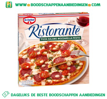 Dr. Oetker Ristorante salame mozarella pesto aanbieding