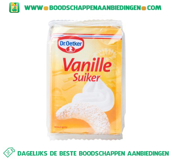 Dr. Oetker Vanille suiker aanbieding