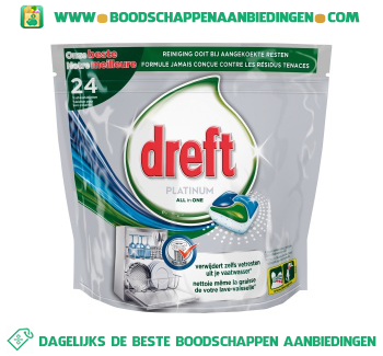 Dreft Platinum original vaatwastabletten aanbieding