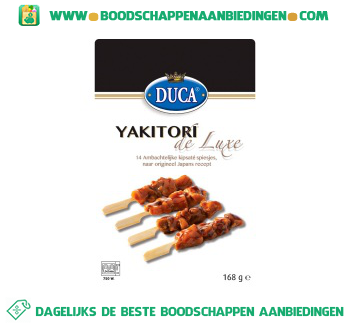 Duca Yakitori kipspiesjes aanbieding