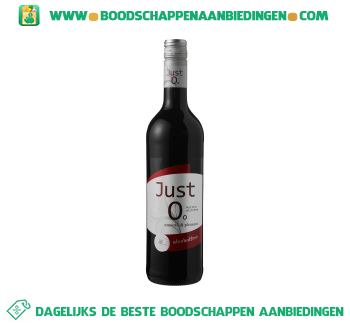 Just 0 red wine alcoholfree aanbieding