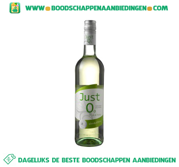 Duitsland Just 0 white wine alcoholfree aanbieding