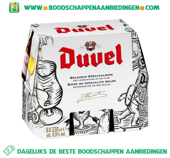 Duvel Pak 6 flesjes aanbieding