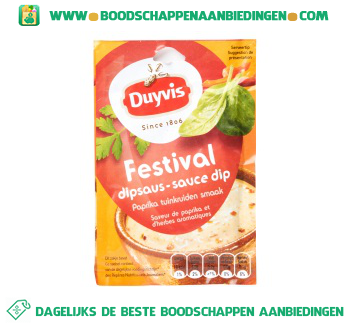 Duyvis Festival dipsaus aanbieding