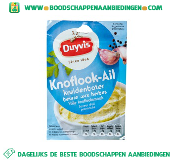 Knoflook-ail kruidenboter aanbieding