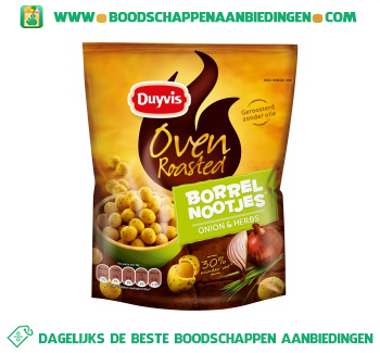 Duyvis Oven roasted borrelnootjes onion & herbs aanbieding