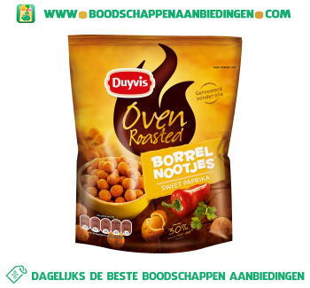 Oven roasted borrelnootjes paprika aanbieding