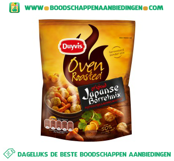 Duyvis Oven roasted japanse borrelmix aanbieding