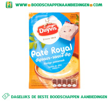 Duyvis Paté royal dipsaus aanbieding