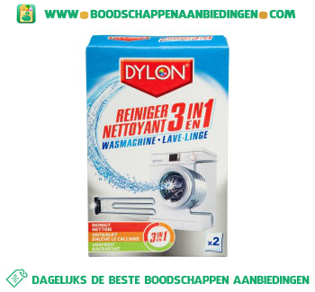 Dylon Wasmachinereiniger 3in1 aanbieding