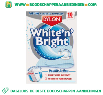 Dylon White`n bright met actieve witmaker aanbieding